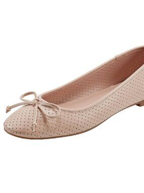 Bandolino Paprika Beige Slip On Comfort Foam Footbed Ballet Flats Size 9.5 NWOB